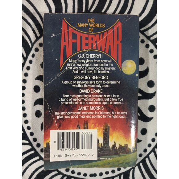 Afterwar - Janet Morris - 1985 Mass Market Paperback - Picture 2 of 2